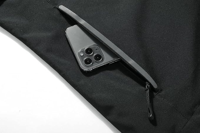 MOERDENG Women's Waterproof Rain Jacket Lightweight Raincoat Hooded Hiking Jacket Softshell Windbreaker