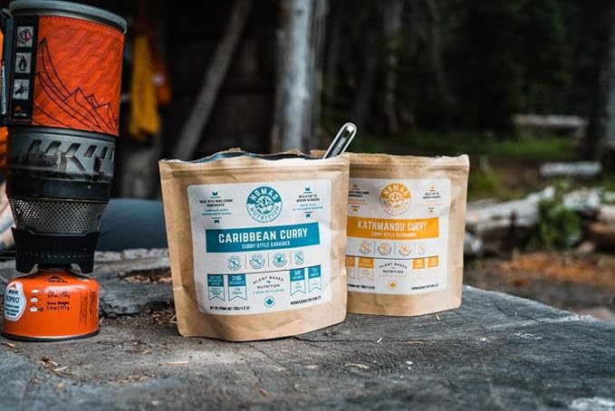Nomad Nutrition Kathmandu Curry | Instant Freeze Dried Backpacking & Camping Food | Plant-Based, Non-GMO Hiking Meals with High-Energy, Vegan, Gluten-Free | 112g - 1 Pack