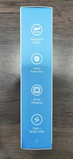 NOBIS Portable Charger, 20000mAh Power Bank, 45W Power Bank Fast Charging, Battery Pack with C to C Cable, Battery Bank with Digital Display for iPhone Android Laptop etc(Black)