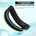 Braylin Swim Goggles, 2-Pack Swimming Goggles, Anti Fog, No Leaking For Adult Women Men Youth