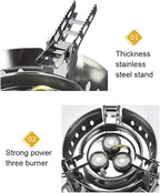 Bulin AirOka B17 6800W Super Windproof Outdoor Camping Stoves Portable Camping Stove Burner Strong Firepower with Piezo Ignition Folding Lightweight Backpacking Stove for Outdoor Hiking Cooking BBQ