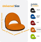 Alpcour Folding Stadium Seat – Deluxe Outdoor Camping Reclining Waterproof Cushion Chair for Bleachers – Best 6-Position Back Support Picnic Bleacher Seats w/Extra Thick Padding for Support & Comfort