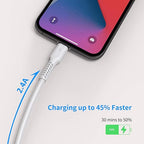 4 inches iPhone Charger Cord Short, 5Pack Small USB A to Lightning Cable Fast Charging Compatible with Apple iPhone 13 12 11 Pro Max Xs X 8 Plus SE2, iPad Air/Mini, Portable Charger