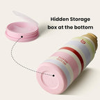 BOTTLE BOTTLE 32oz Insulated Water Bottle Stainless Steel Sport Water Bottle with Straw Dual-use Lid Design for Gym with Pill Box