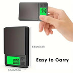 Travel Luggage Weight Scale - 4pcs Digital Pocket Scale 1000g/0.1g with Backlight LCD, Mini Handheld Scale for Food & Jewelry - Precision Measuring Tool (1 0.01g 500g)