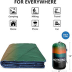 Camping Blanket,Lightweight Puffy Printed Camping Blanket Packable Outdoor Blanket for Camping,Traveling, Stadium, Hiking, Picnics