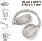RUNOLIM Hybrid Active Noise Cancelling Headphones, 70H Playtime, Built-in Microphone, Bluetooth Wireless Over Ear Foldable Headphones with HiFi Audio, Home Travel Office