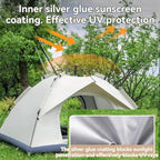 Camping Tent - Automatic Quick Open, Windproof, Easy Setup for Outdoor, Beach, Hiking, Traveling
