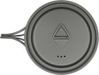 Kuvik Titanium Pot with Lid 650ml (22 oz) - Ultralight and Compact Pot for Backpacking, Camping, and Survival