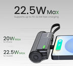 Sharge Flow Mini 2 Power Bank& 65W Retractable Charger Bundle