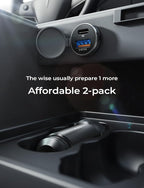 LISEN 54W Car Phone Charger USB C, Cigarette Lighter Adapter, Car Accessories for iPhone, USB C Car Charger Adapter USBC Type C 12v, Fit for iPhone 16E 16 15 14 13 12 Samsung S25 Google iPad Android