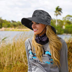 CAMOLAND Mens Fishing Hat Wide Large Brim Sun Hat with Outdoor UV Protection