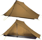 LANSHAN Ultralight Tent 3-Season Backpacking Tent for 1-Person or 2-Person Camping, Trekking, Kayaking, Climbing, Hiking