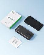Charmast Portable Charger with Built-in Cables and Wall Plug, 20000mAh 20W USB C Power Bank Fast Charging Battery Pack Travel Essentials Compatible with iPhone 16/15/14/13 Series, Samsung Google iPad