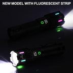 Esgreen Rechargeable Flashlights High Lumens 2000 Single 2 Modes, Super Bright LED Flashlight USB C Long Distance 3280ft, Powerful Long Lasting 10H Heavy Duty Strong Flash Light for Camping Hiking