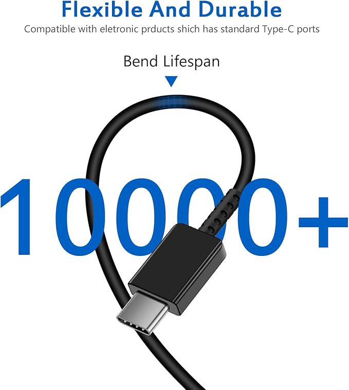 Type C Charger Fast Charging for iPhone 17 16 15,10FT USB C Samsung Chargers Block 25W Super Fast Chargers for Samsung Galaxy S25/S24 S23 S22 /iPhone Air/17/17 Pro Max/iPhone 16/16 Pro Max/15 Pro Max