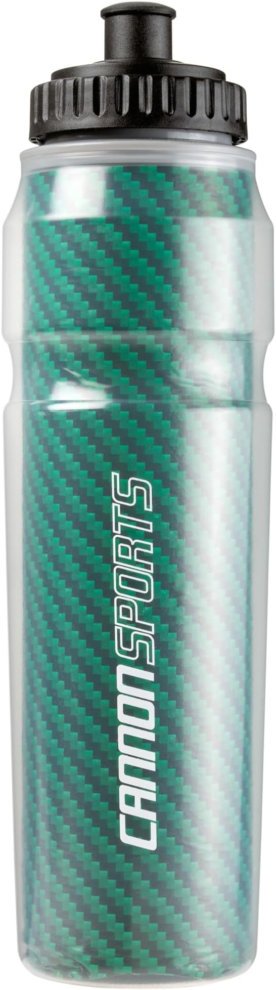 Cannon Sports 28oz Insulated Squeeze Water Bottle with Straw, Leak Proof Lids, 2 lids (Straw and Squeeze), Double Wall Insulation, Wide Mouth, BPA-Free (2 Pack) (Green)