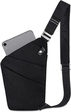 Sling Bag Cross Body Bag, Anti Theft Crossbody Bags for Travel Lightweight Chest Shoulder Bags for Women Men