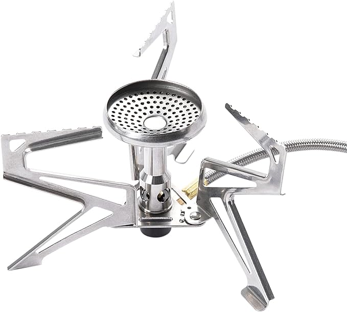 Fire Maple Polaris Pressure Regulator Stove | Portable Camping Backpacking Stove | Lightweight Durable Camp Cooking Stuff | Wind Resistent Jet Burner | Perfect Boiling Performance in Cold Weather