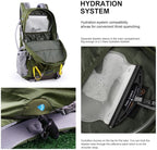 MOUNTAINTOP Hiking Backpack,Lightweight Travel Backpack for Men Women Outdoor Backpacking, Camping