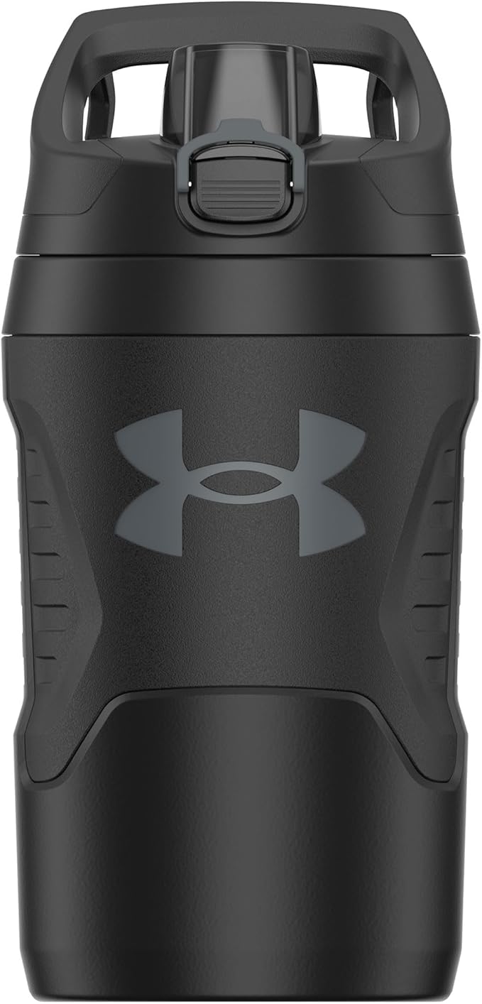 Under Armour 32 oz Insulated Water Bottles - Sports Water Jug with Handle, Fence Hook, Leak Resistant for Baseball, Football & More, 32 oz Water Bottles, Sports Water Bottle Insulated