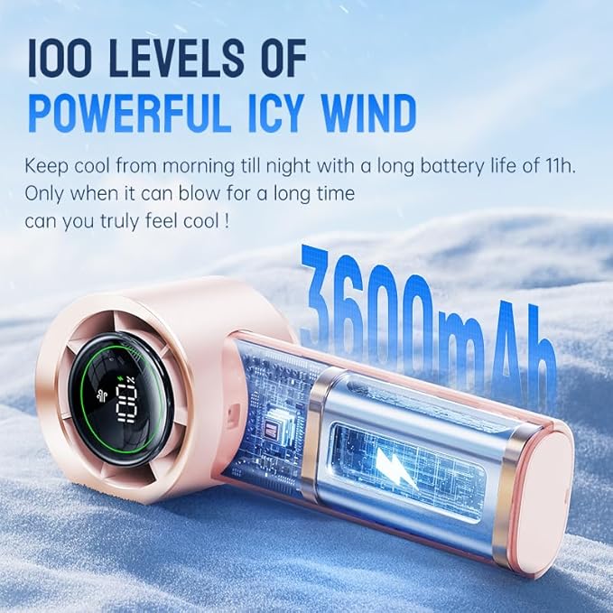 Mini Face Fan For Skincare: Portable Small Pocket Handheld Personal Rechargeable Battery Operated USB Charger Keep Your Makeup For Travel Beach (Pink)