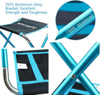 AOUTACC Ultralight Portable Folding Camping Stool for Outdoor Fishing Hiking Backpacking Travelling(XL:13"x14"x15";Large:11.8"x11"x11.4"; Medium:8.3"x9.5"x 11")
