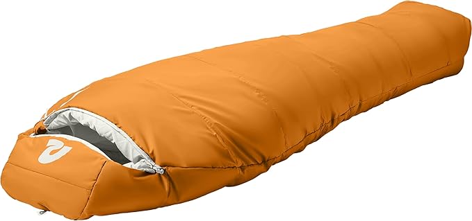 Retrospec Dream Sleeping Bag - 5, 15, 30 Mummy for Camping, Insulated Cold Weather, Lightweight Stuff Sack, Water-Resistant, Adjustable Draw Cords, Adult