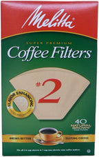 Simply Charmed Dachshund Ceramic Coffee Pour Over or Dripper with Full Box of 40 Melitta Brown Size #2 Filters