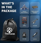 DanForce Headlamp. USB Rechargeable LED Head Lamp. Ultra Bright LUMINUS 1080 Lumen Head Flashlight + Red Light. HeadLamps for Adults, Camping, Outdoors & Hard Hat Work. Zoomable IPX54 Headlight