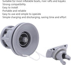 PVC Air Gas Valve Replacement, Lightweight Marine Kayak Exhaust Valve, Easy to Inflate and Deflate Boat Air Valve for Most Inflatable Boats, River Rafts and Kayaks