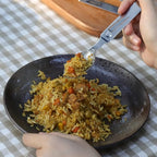 Roxon C2 Camping Utensil 2 in 1 Detachable Folding Cutlery with Fork & Spoon for Outdoor, Camping, Hiking, Easy to Carry Highly Practical Tableware