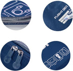 Packing Cubes Set Travel Luggage Organizers Suitcase Lightweight Accessories Navy Blue