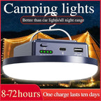 Camping Lights 13200 mAh 4500 Lumens 45W Portable Gear Power Outage USB Outdoor Rechargeable Magnetic Hanging Lantern Emergency Flashlight LED Canopy Tent Light