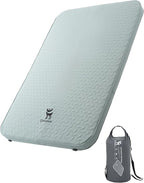 4" Thick Self Inflating Sleeping Pad with Foam, Air Camping Mattress,Innovative Y-Shaped Telescopic Structure,High R-Value and Portable Double Camping Pad for Camping ,Travels, Car, Truck, Hiking