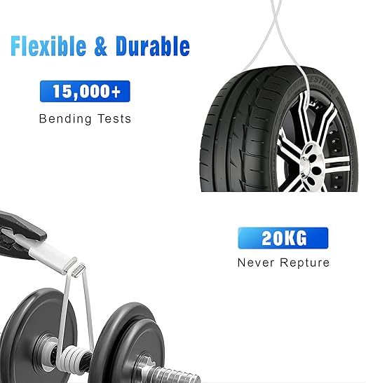 Hi-Mobiler [MFi Certified] iPhone Charger 2pack 10FT Long Lightning Cable Fast Charging High Speed Data Sync USB Cable Compatible iPhone 13/12/11 Pro Max/XS MAX/XR/XS/X/8/7/Plus/6S iPad AirPods