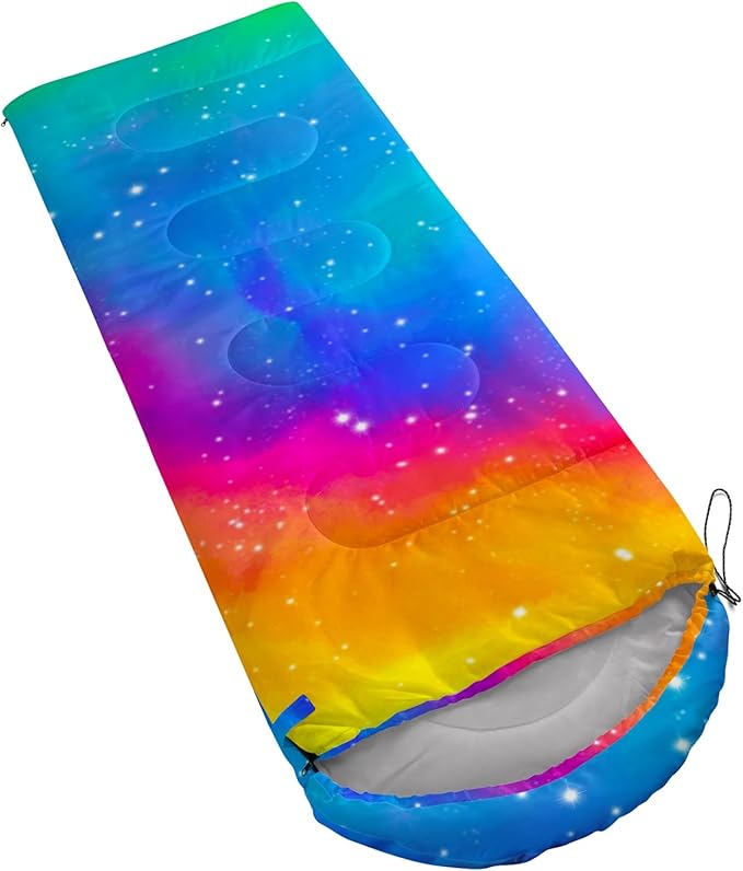 QOOMO Camping Sleeping Bags,3 Season Warm & Cool Weather,Lightweight,Waterproof Sleeping Bags for Adults & Kids,Traveling,and Outdoors,Camping Gear Equipment