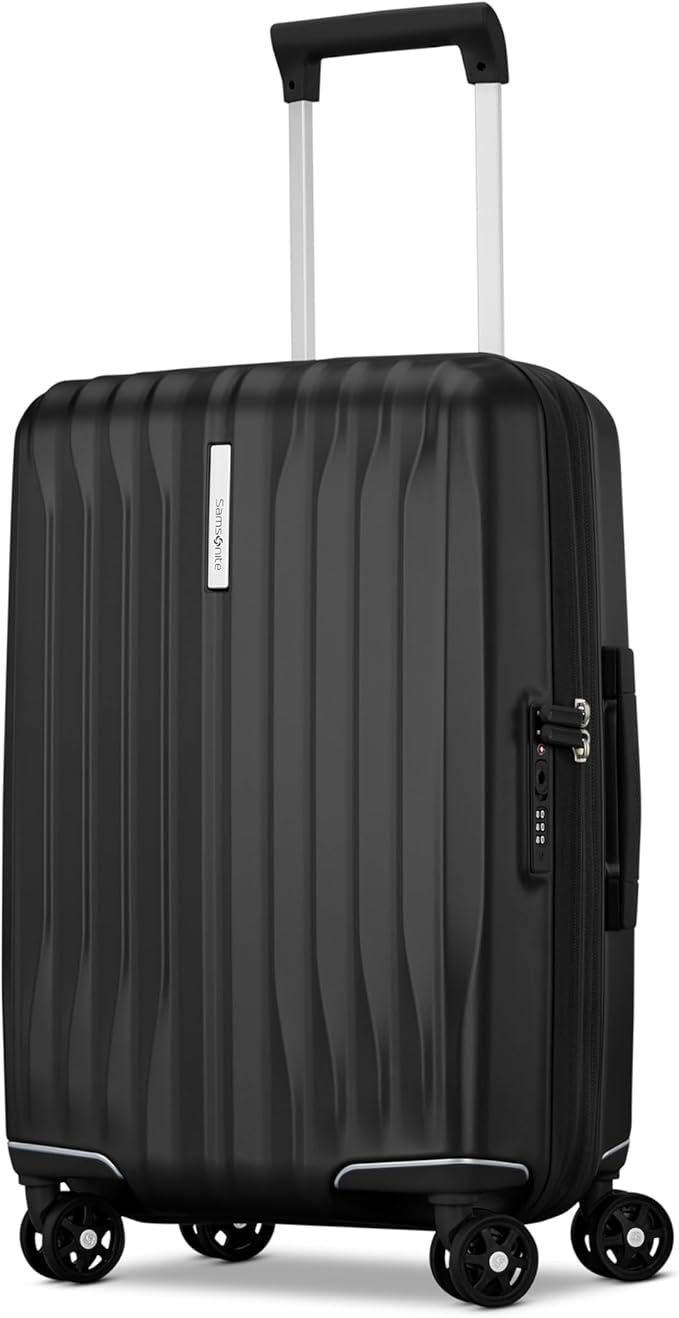 Samsonite UpLIFT Carry-On Hardside Luggage with Spinner Wheels - Airline-Approved, TSA Lock, Adjustable Handle System - Polycarbonate Hard Suitcase for Ultra Lightweight Travel - Phantom Black