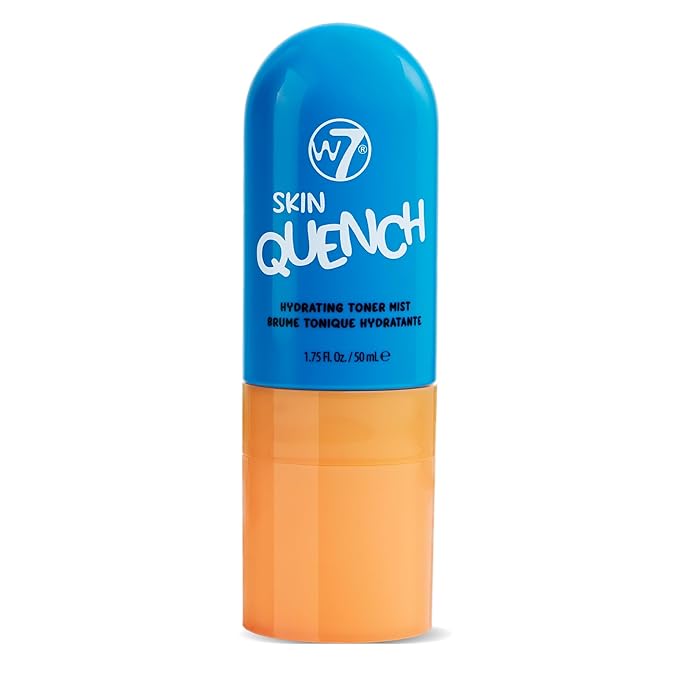 W7 Skin Quench Full Size Skincare Set - Hydrating Skincare Bundle with Aloe Vera & Ceramides - Complete & Long-Lasting Moisturizing At-Home Routine - Travel Friendly