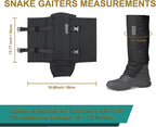 Leg Gaiters Hunting Gaiters, Adjustable Snow Boot Gaiters, Waterproof Snake Gaiters for Hiking Walking Skiing