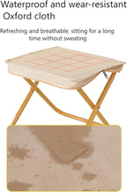 Outdoor Folding Stool Lightweight Foldable Chairs for Outside Waterproof Camping Stool Portable Seating Durable Comfortable Breathable Easy to Carry Perfect for Queuing Hiking and Picnics