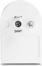 Single Surge Protector Plug, Grounded Outlet Wall Tap Adapter with Indicator Light, 1 Outlet,245J/125V, ETL, White, 4Pack
