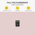 LEVEL8 Pink Suitcase with Spinner Wheels, Carry on Luggage Airline Approved, Suitcase for women Men, Lightweight Luminous Textured, Tsa Lock, 20 Inch