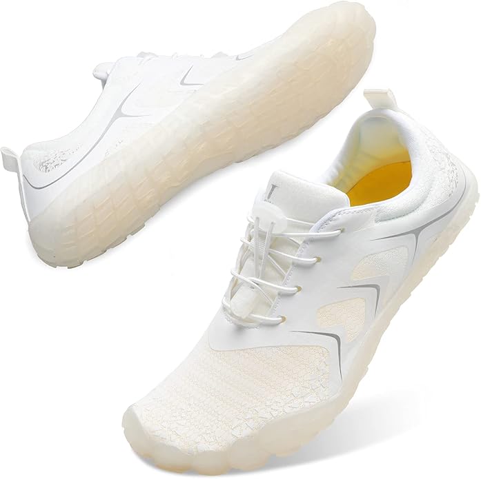 L-RUN Barefoot Water Shoes Women Mens Aqua Sock Athletic Hiking Water Sports Shoes for Swim Beach Pool Sand Diving Walking