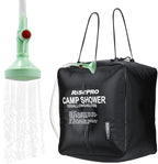 10 gallons/40L Solar Shower Bag Solar Heating Camping Shower Bag with Temperature Hot Water Outdoor Hiking Climbing XH07