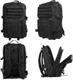 Military Tactical Backpack 45L Large Tactical Backpack for Men, Hiking Rucksack With Bottle Holder