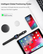 2026 New Smart Tracker Tags: Bluetooth Tracker Tag, Key Finder Tags Works with Apple Find My App, Replaceable Battery, Wallet Finder Tags and Item Locator Tags for Keys, Bags, Luggage, Pets, Wallet