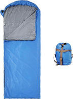 REDCAMP Ultra Lightweight Sleeping Bag for Backpacking, Hiking, Comfort for Adults Warm Weather, with Compression Sack