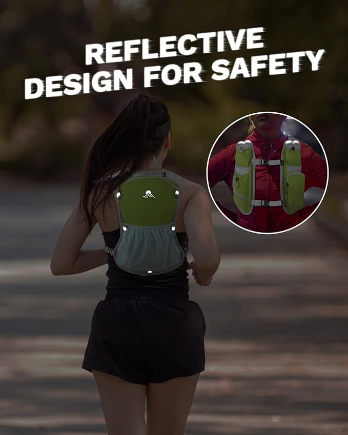 Running Vest for Women and Men, Hydration Running Backpack, Runners Vest, Hydration Vest for Walking, Marathon, Hiking