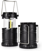 Lantern Collapsible Camping Light, Battery Operated Lanterns LED Super Bright for Power Outages Indoor Emergency Outdoor Camping Hiking Kit (COB-2)